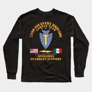 Guardian Support - 72nd Infantry Bde Combat Team Long Sleeve T-Shirt